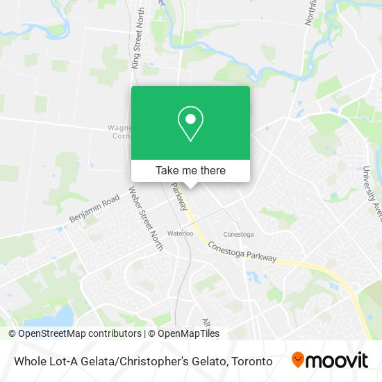 Whole Lot-A Gelata / Christopher's Gelato map