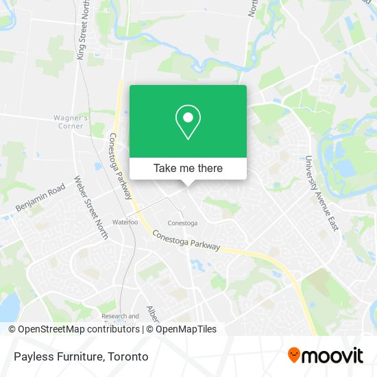 Payless Furniture map