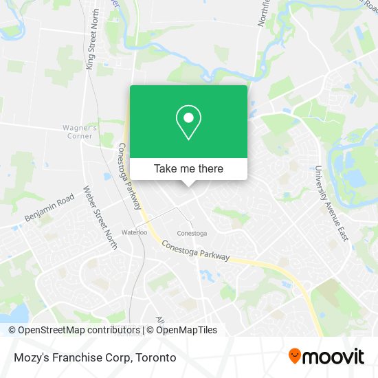 Mozy's Franchise Corp map