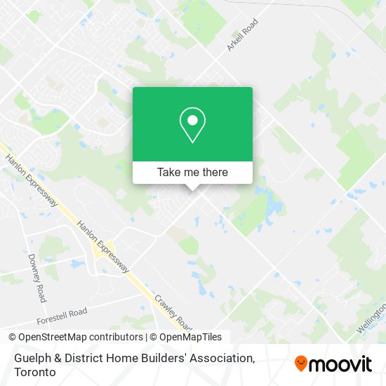 Guelph & District Home Builders' Association map