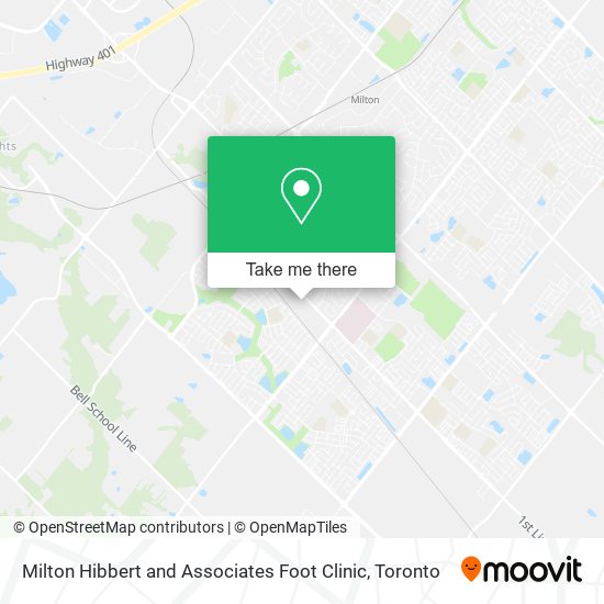 Milton Hibbert and Associates Foot Clinic plan