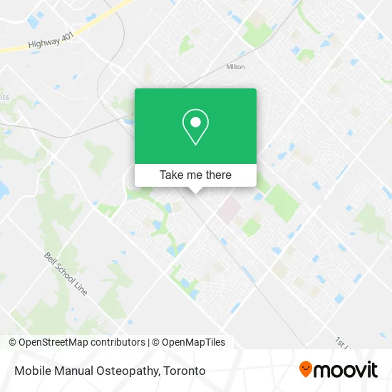 Mobile Manual Osteopathy map