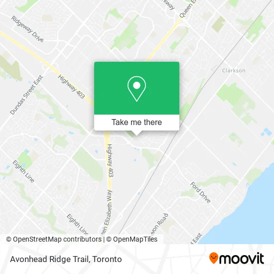 Avonhead Ridge Trail map