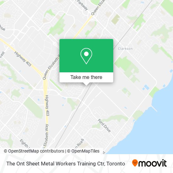 The Ont Sheet Metal Workers Training Ctr map