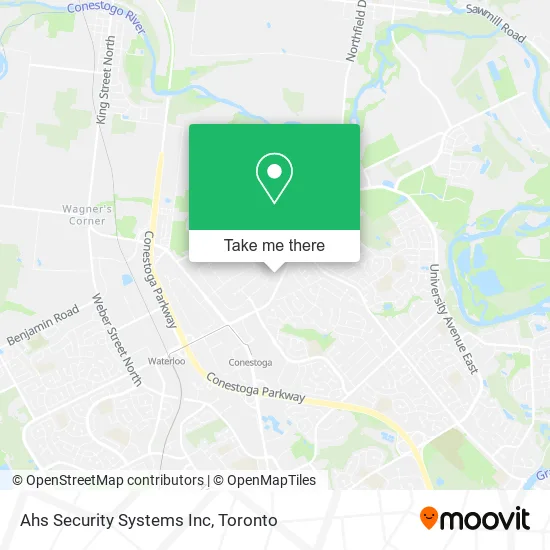Ahs Security Systems Inc map
