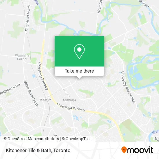 Kitchener Tile & Bath map