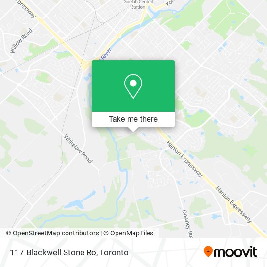 117 Blackwell Stone Ro map