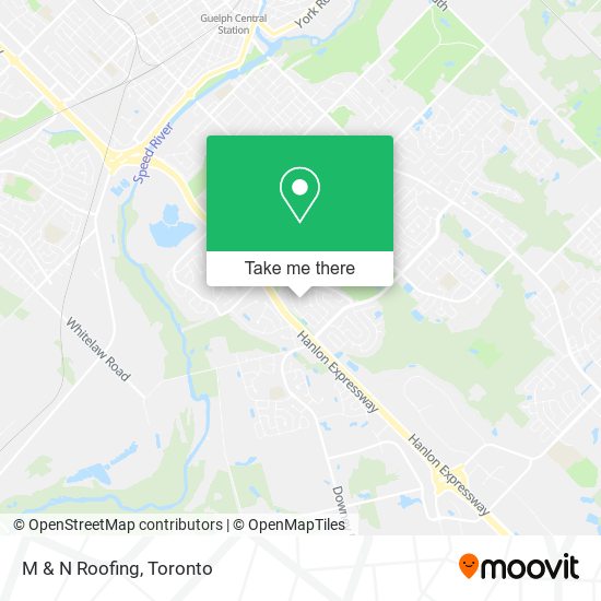 M & N Roofing map