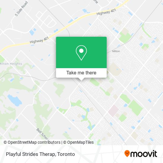 Playful Strides Therap map