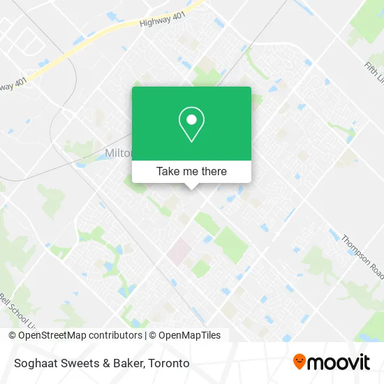 Soghaat Sweets & Baker map