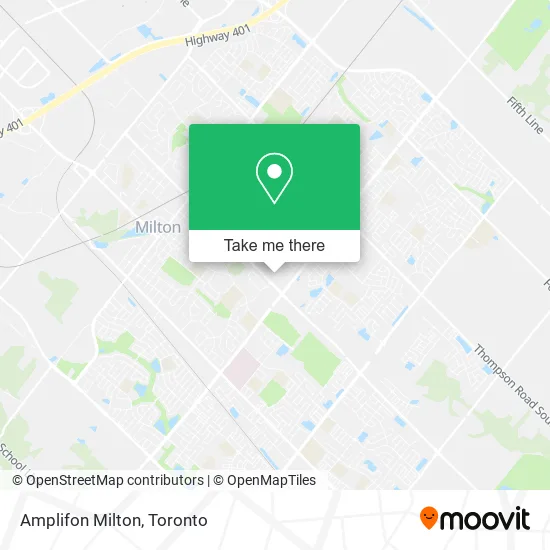 Amplifon Milton map