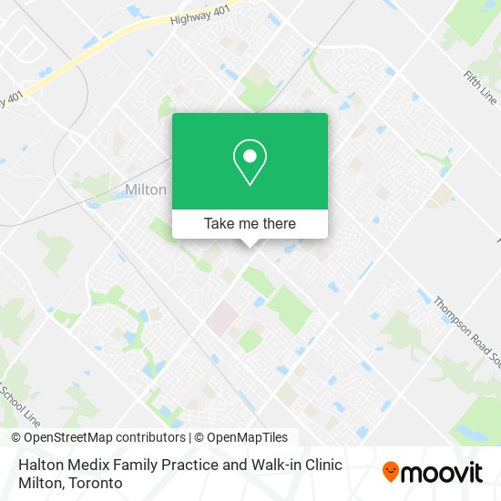 Halton Medix Family Practice and Walk-in Clinic Milton plan