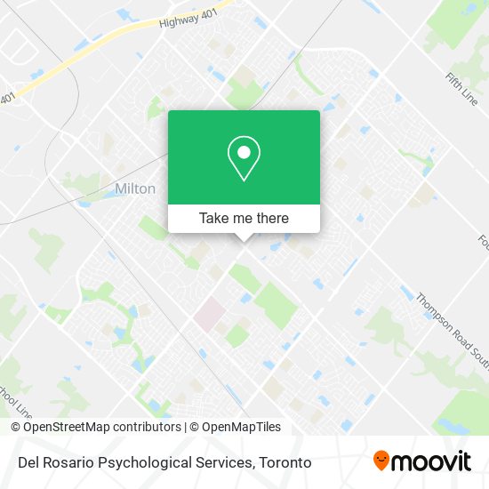 Del Rosario Psychological Services map