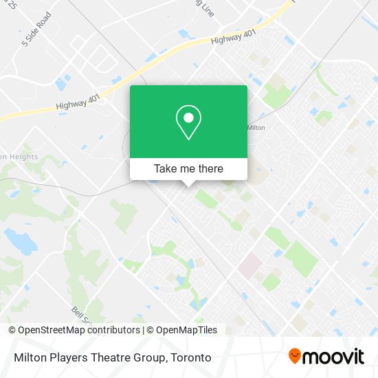 Milton Players Theatre Group map