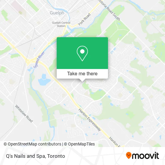 Q's Nails and Spa map