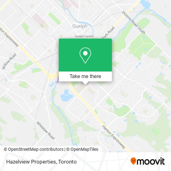 Hazelview Properties map