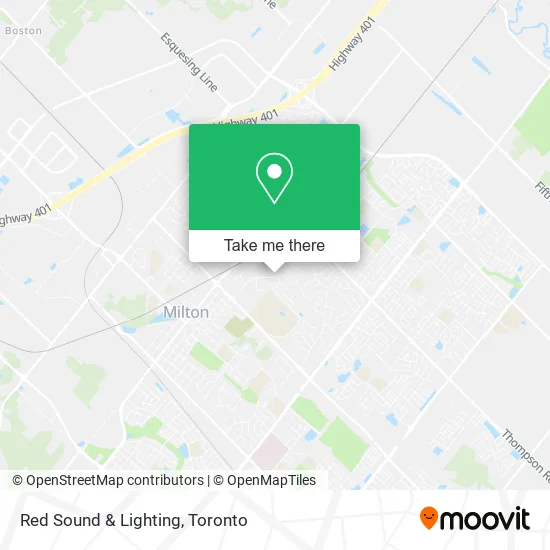 Red Sound & Lighting map
