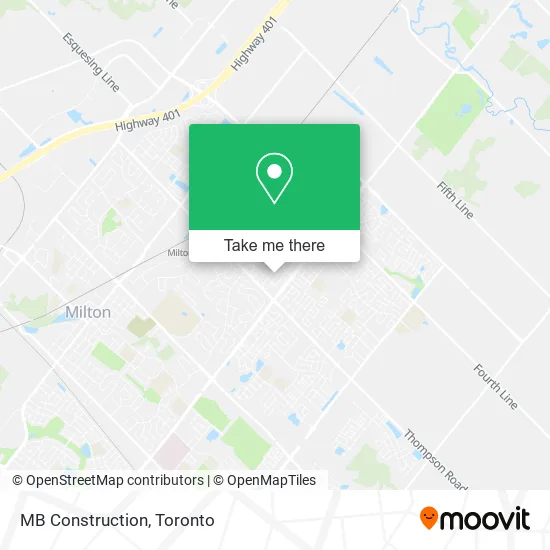MB Construction map