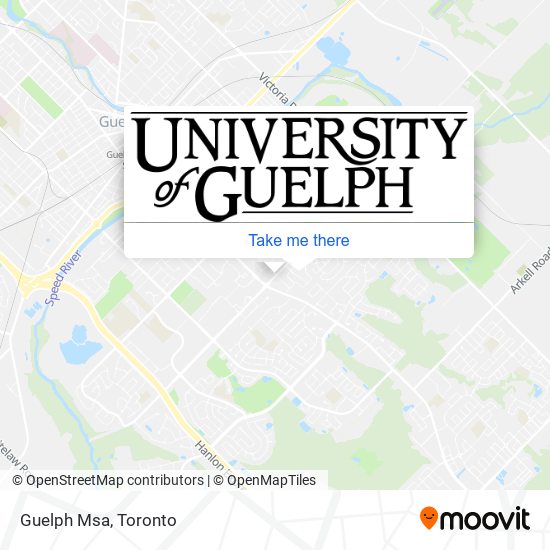 Guelph Msa map