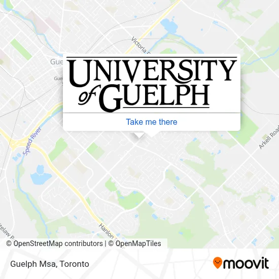 Guelph Msa map