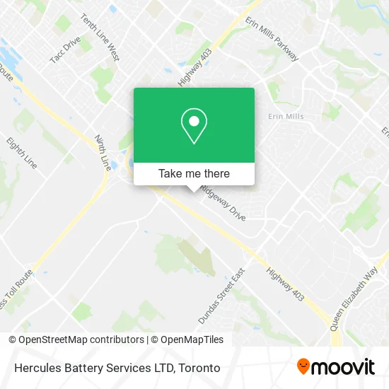 Hercules Battery Services LTD map