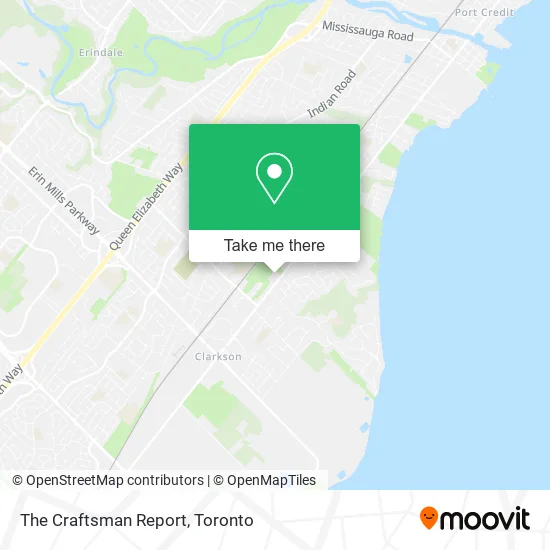 The Craftsman Report map