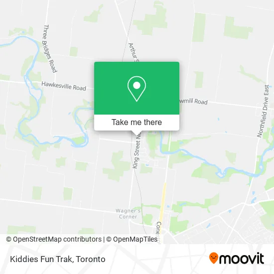 Kiddies Fun Trak map