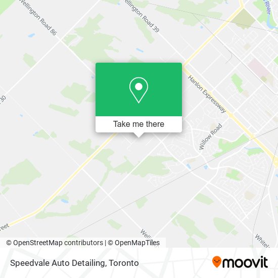 Speedvale Auto Detailing map
