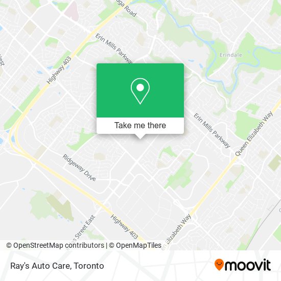 Ray's Auto Care map