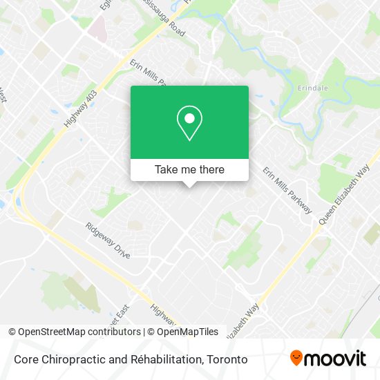 Core Chiropractic and Réhabilitation map