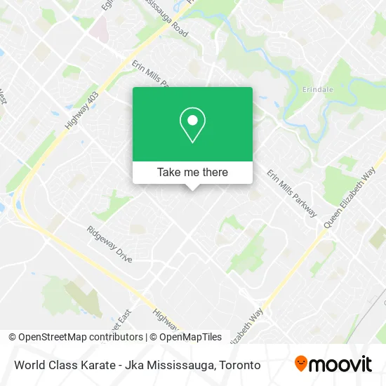 World Class Karate - Jka Mississauga map
