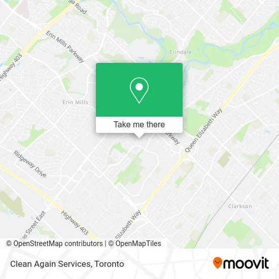 Clean Again Services map
