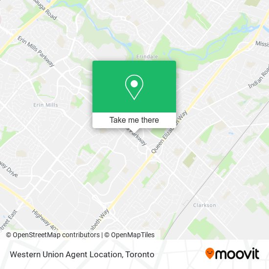 Western Union Agent Location plan