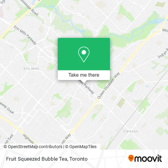 Fruit Squeezed Bubble Tea map