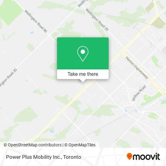 Power Plus Mobility Inc. map