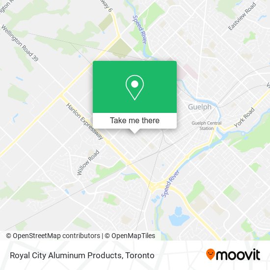 Royal City Aluminum Products map