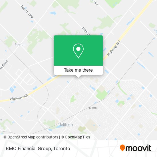 BMO Financial Group map