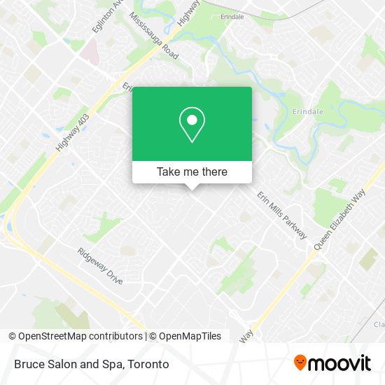 Bruce Salon and Spa map