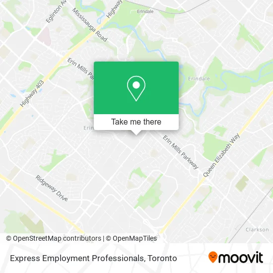 Express Employment Professionals map