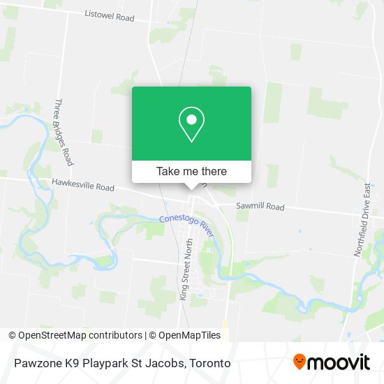 Pawzone K9 Playpark St Jacobs plan