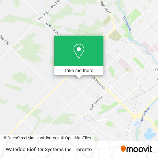 Waterloo Biofilter Systems Inc. map