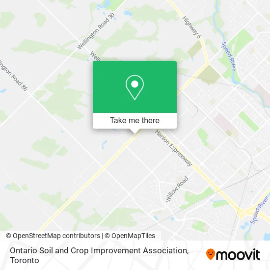 Ontario Soil and Crop Improvement Association map