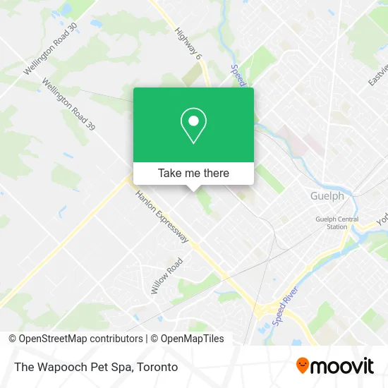 The Wapooch Pet Spa map