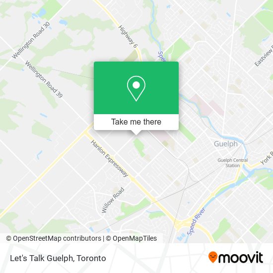 Let's Talk Guelph map