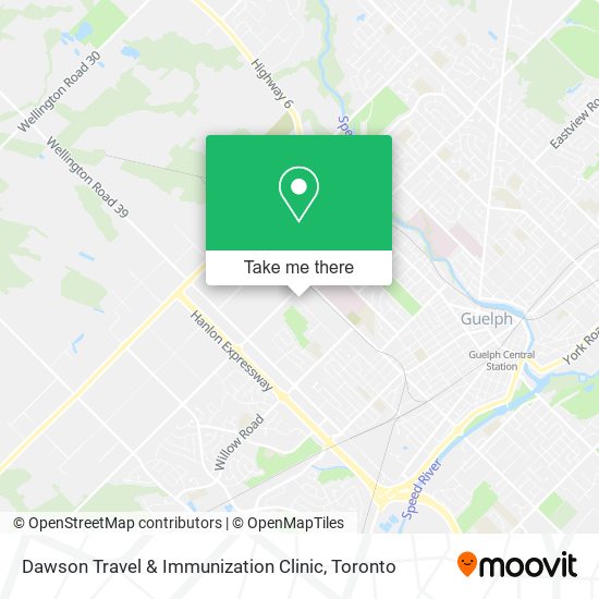 Dawson Travel & Immunization Clinic map