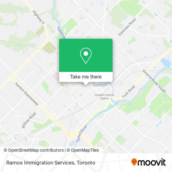 Ramos Immigration Services map
