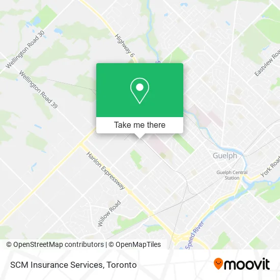 SCM Insurance Services map