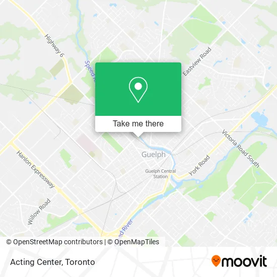 Acting Center map