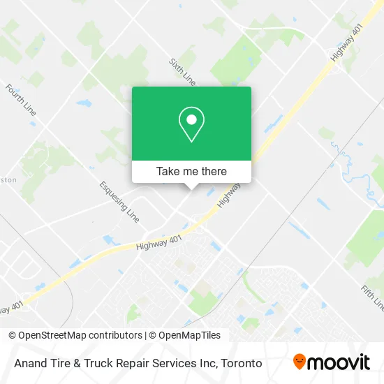 Anand Tire & Truck Repair Services Inc map