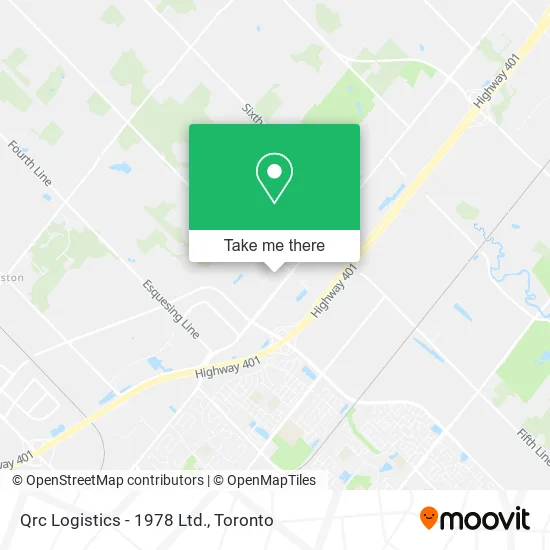 Qrc Logistics - 1978 Ltd. map